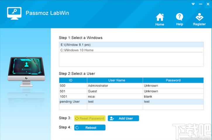 PassMoz LabWin下载,Windows密码恢复软件,密码恢复,密码破解