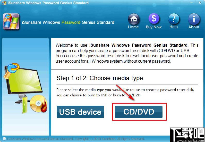 iSunshare Windows Password Genius下载,密码恢复